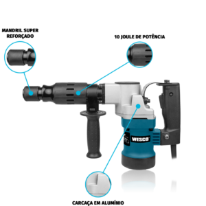 Martelo Rompedor 1.100w WS3203 Wesco