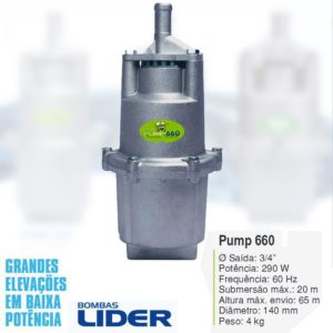 Bomba Submersa Líder Pump Eco 660W 3/4 Pol.